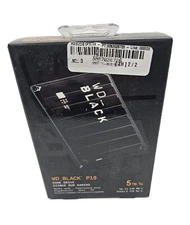 WD Black P10 5TB Portable Game Drive WDBA3A0050BBK-WESN *SEALED* (READ FIRST)