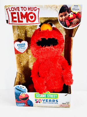 Sesame Street Love To Hug ELMO Talking Singing Hugging 14  Plush Toy NIB