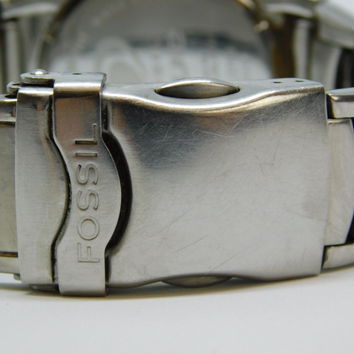 Fossil Blue AM-3709 All Stainless Steel Quartz Men's Watch Fossil Blue AM-3709 All Stainless Steel Quartz Men's Watch
