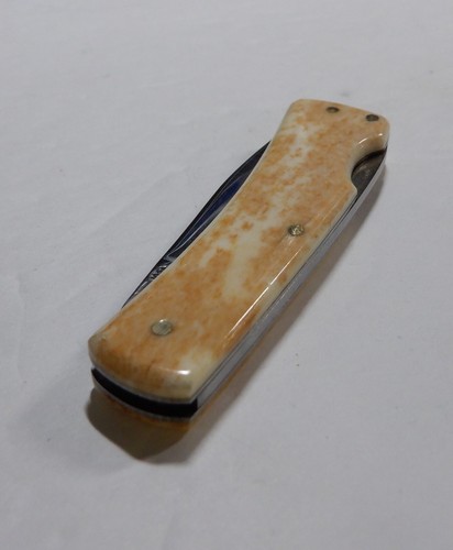 Alabama Crimson Tide Frost Buck Horn Smooth Bone Lockback 2 5/8" - Picture 10 of 14