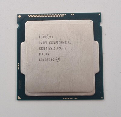 INTEL CONFIDENTIAL QDN4 ES 2.70GHZ Processor CPU Core | eBay