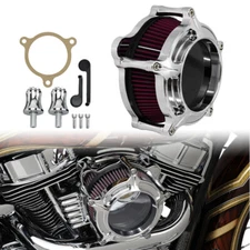 Clarity Air Cleaner Filter Red Intake For Harley Touring Softail Breakout 17+