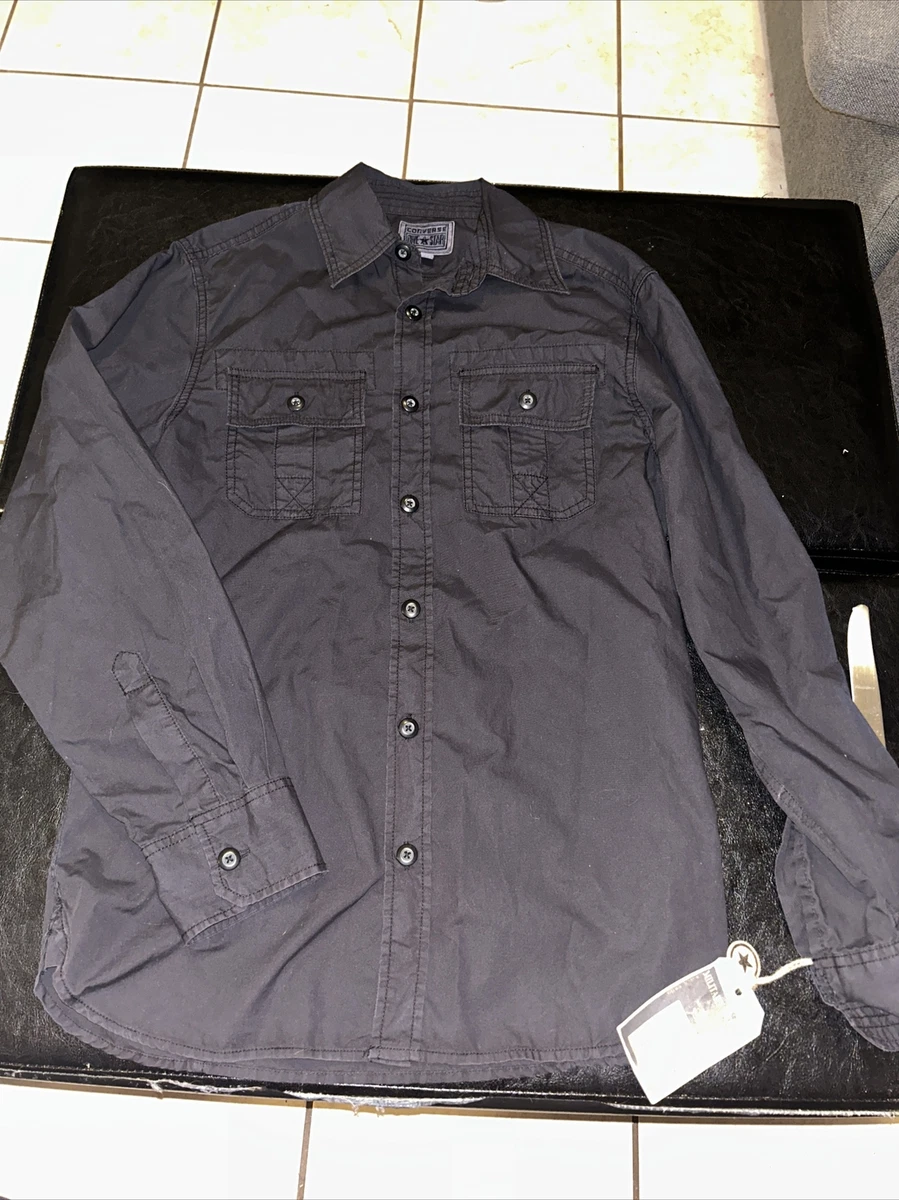 Converse one star men's long sleeve shirt hot sale