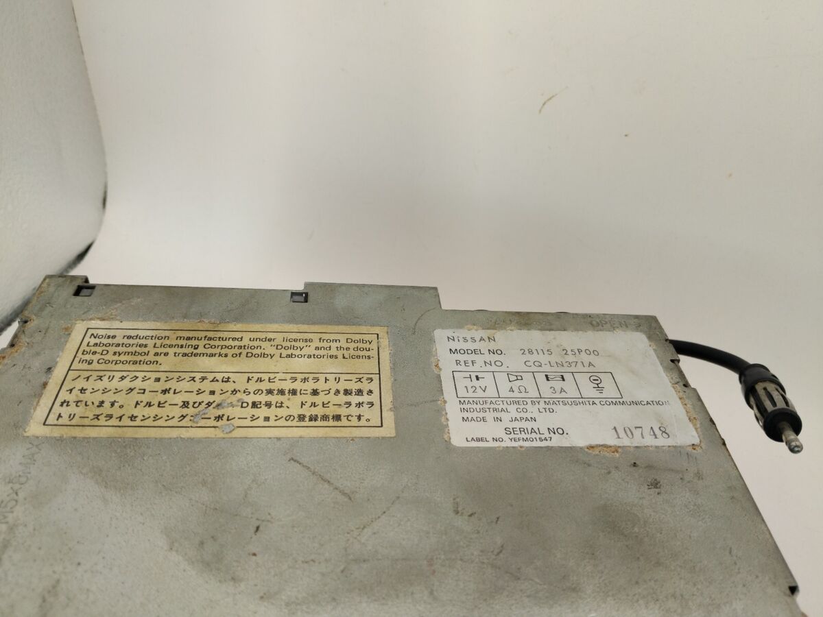 1984-1989 NISSAN 300ZX Z31 AUDIO RADIO STEREO UNIT VINTAGE 1984-1989 NISSAN 300ZX Z31 AUDIO RADIO STEREO UNIT VINTAGE