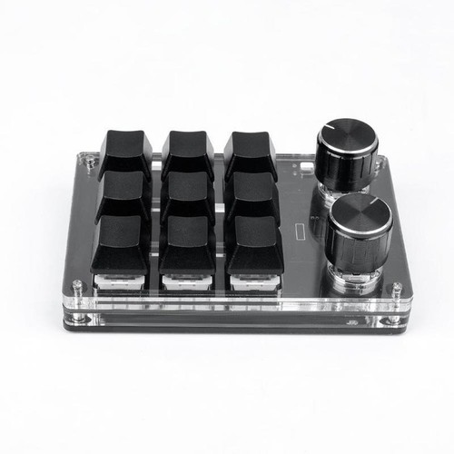 Mini Keypad Mechanical Keyboard Macro Knob Paste 3/4/6/9/12 Keys Customize - Picture 13 of 19
