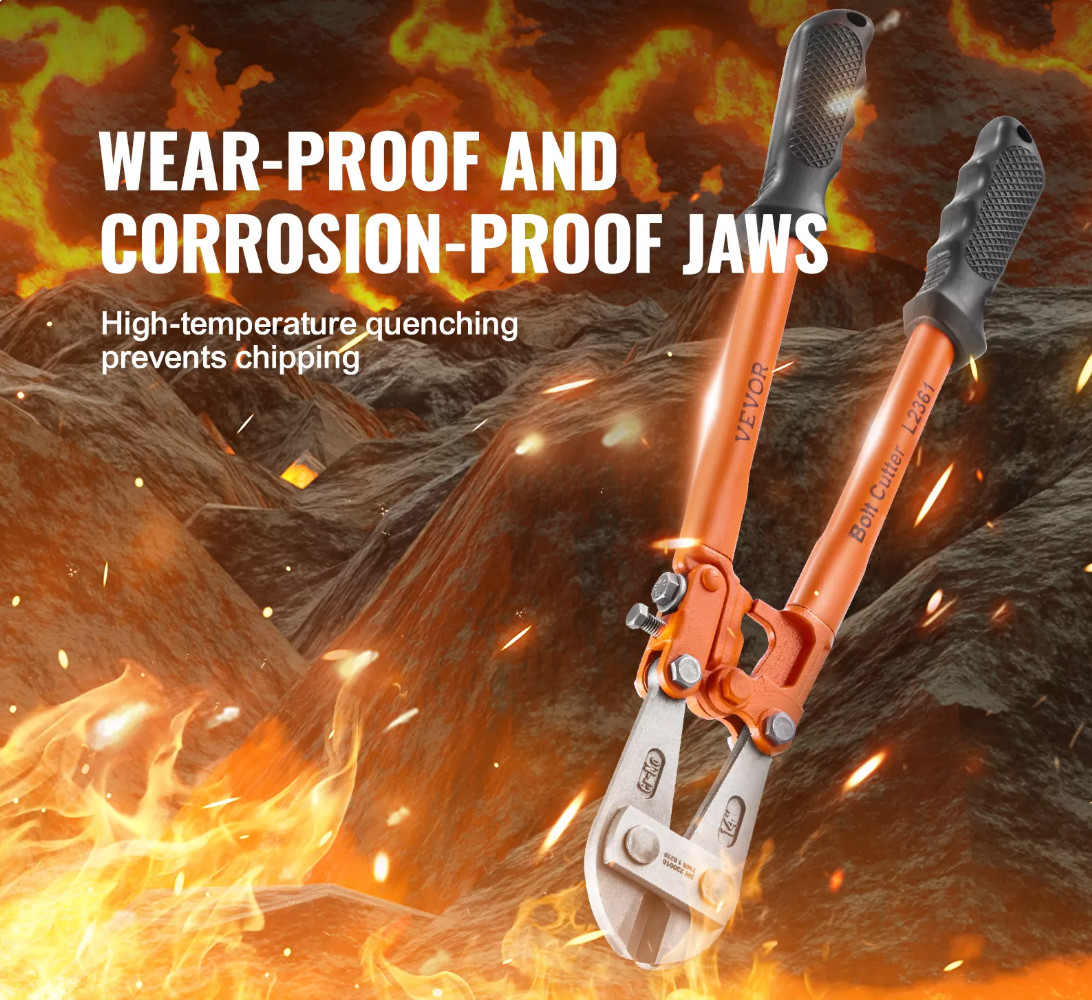 Heavy-Duty Bolt Cutter – 8in to 24in | Precision Lock & Wire Cutting Tool