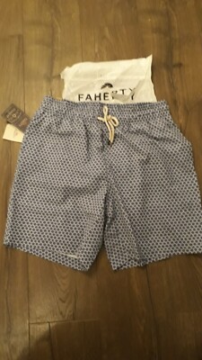 FAHERTY FISH SCALE BECON TRUNK, BLUE/LILAC SIZE LARGE