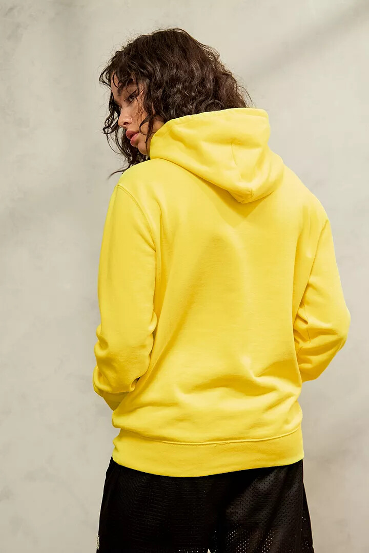 スウェット・トレーナー HARMONY 'Sany College Emblem' hoodie Yellow Harmony Logo Printed Brushed Cotton Hoodie In Yellow | ModeSens