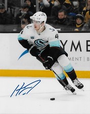 Autographed Seattle Kraken Haydn Fleury 8x10 Photo #3 Original