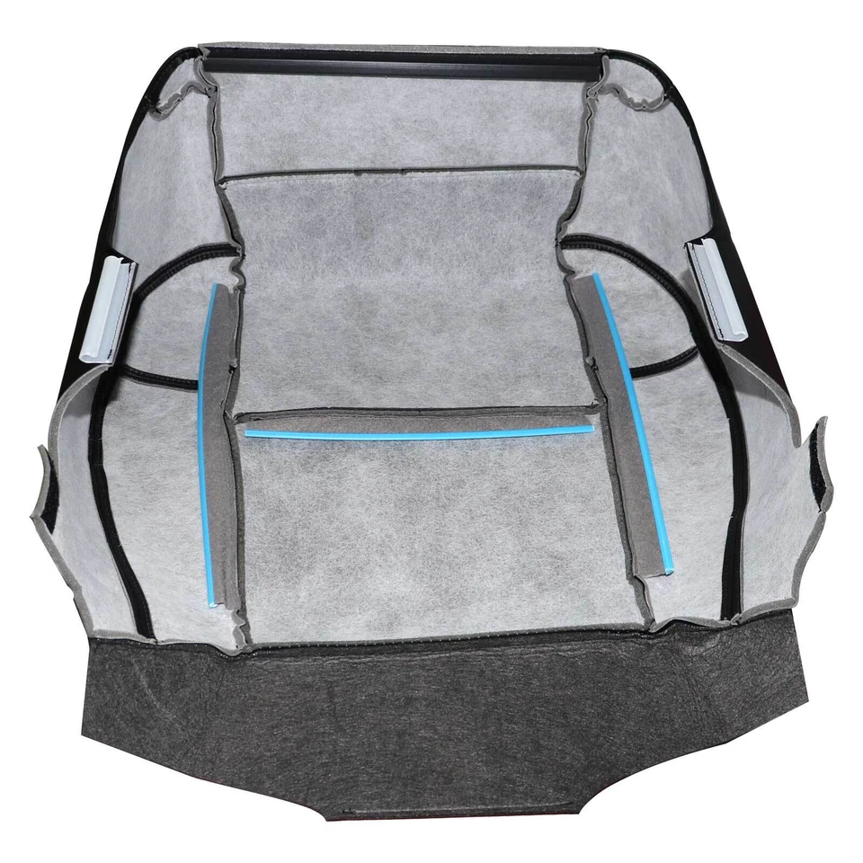 Cubierta de asiento de cuero perforado inferior negra para GMC Yukon XL 2007-2014 Foto 3 de 4