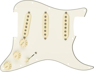 Fender Tex Mex Prewired Stratocaster Pickguard - 3-ply White