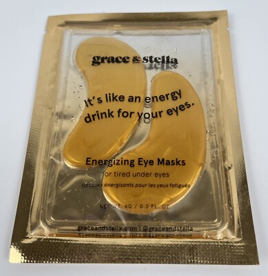 Grace & Stella Eye Mask Energizing 1 Pair Under Eyes 0.2 Fl Oz | eBay