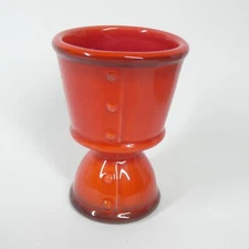 Metlox Poppy Trail Red Rooster Egg Cup Ceramic Vintage
