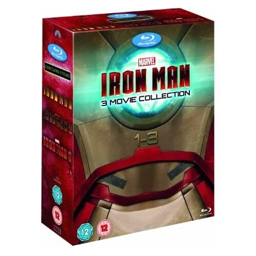 IRON MAN Trilogy Series 1-3 Complete Season 1 2 3 Marvel New UK Region B Blu-Ray - Image 4 of 4