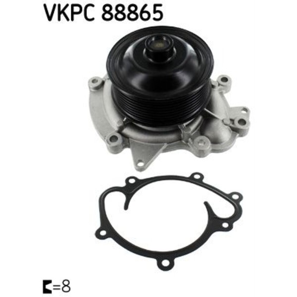 SKF Wasserpumpe FüR Mercedes-Benz E-Klasse T-Model S211 M-Klasse W164 W211 X204-image