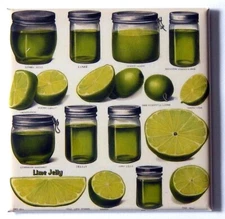 Lime Jelly FRIDGE MAGNET sign advertisement "style B"