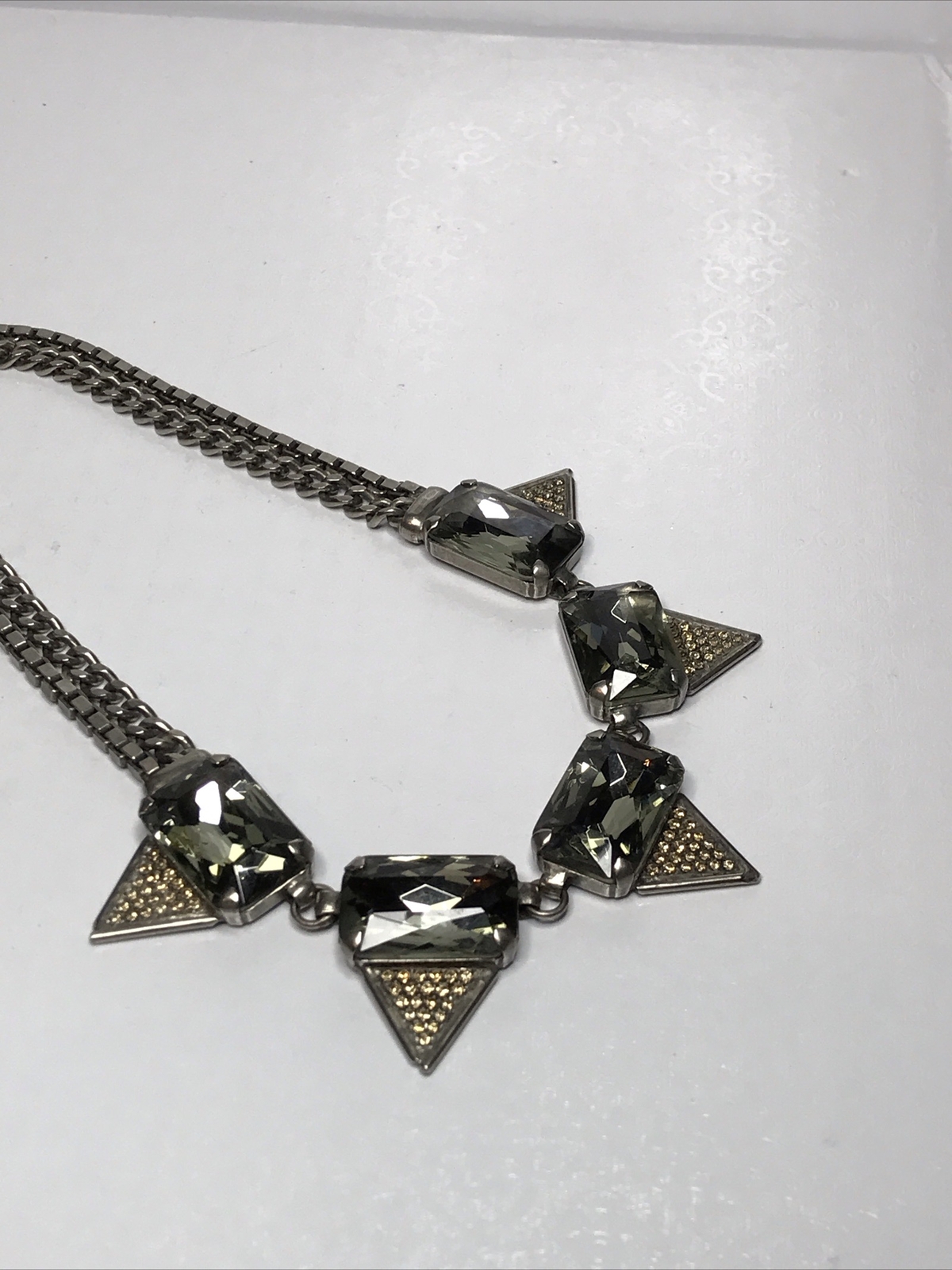 Sorrelli Statement Large Greenish Gray Emerald Cu… - image 6