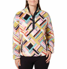 NEW Hurley Women's Soft Midweight Snap Plush Pullover Size Small