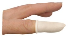 10 x HOROTEC L Rolled white nitrile finger cots without powder Antistatic