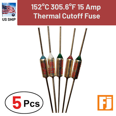 FUSIBLE THERMIQUE TF RY 152 Degrés Celsius 10A 250V 152°C TF152 Thermal Fuse 152 EUR 2,77 - Foto 3