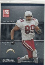 DAVID BOSTON 2003 DONRUSS ELITE #53 ARIZONA CARDINALS / SAN DIEGO CHARGERS