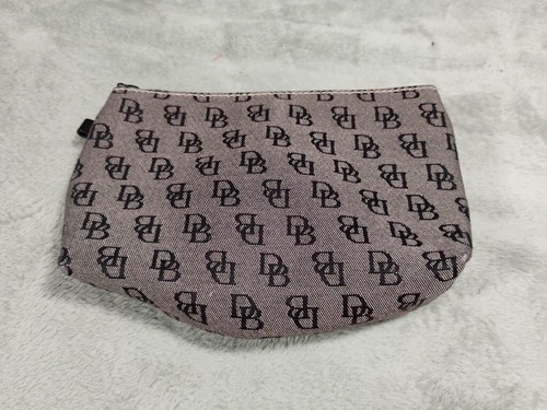 Dooney & Bourke Cosmetic Bag Pouch DB Logo, Canvas