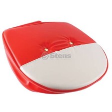 Universal Red and White Bottom Seat Cushion - Comfortable  Stylish