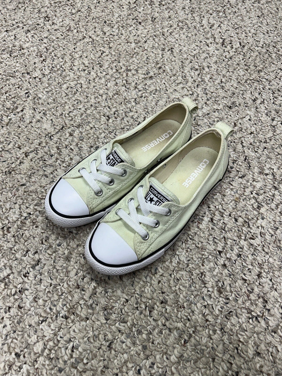Womens Converse Ballet Slip On Sneakers Pistachio Green 5.5