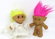 Vintage Russ, Troll Bride and Undressed Groom.