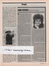 Jeannie C Riley 1990 Picture Article Clipping Page Eddy Arnold picture