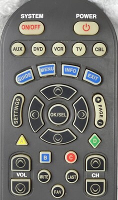 Spectrum TV Cable Remote Control CLIKR-5 UR5U-8780L & UR5U-8790L