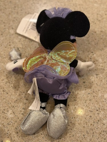 Disney World Sugar Plum Minnie 10" BEAN BAG STUFFED ANIMAL - Picture 15 of 17