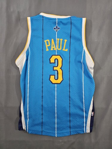 Vtg Chris Paul New Orleans Hornets REPLICA ADIDAS Basketball JERSEY SZ Youth M - Picture 2 of 9
