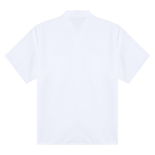Unisex Chef Coat Double-Breast Short Sleeve Cook Jacket Kitchen Uniform Dress - Picture 68 of 140