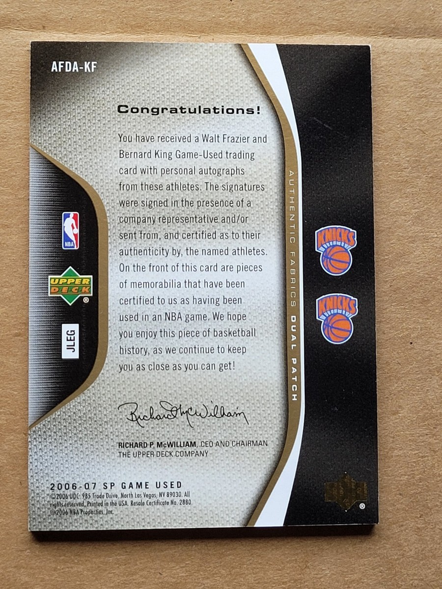 SP、UPPER DECK ゲームジャージ、NBA ジョーダン NBA カード