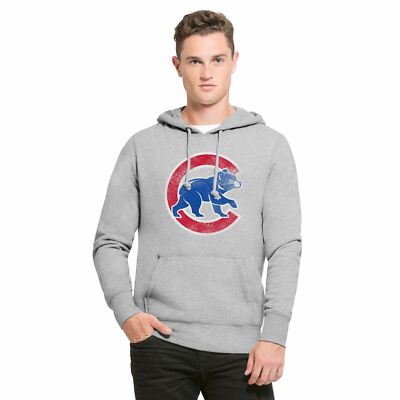 MLB Baseball Chicago Cubs Hoody hooded Sweater Knockaround Slate grau Baseball