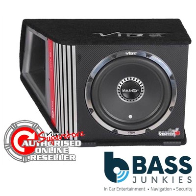 black air vented v12 subwoofer