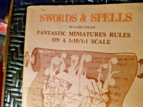 Swords & Spells Gygax TSR D&D Dungeons and Dragons 6th printing 1979 - Picture 2 of 4