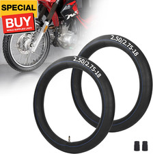 2.50-18 2.75-18 2.50/2.75-18 Inner Tubes with TR4 Straight Valve Stem for 80/90-