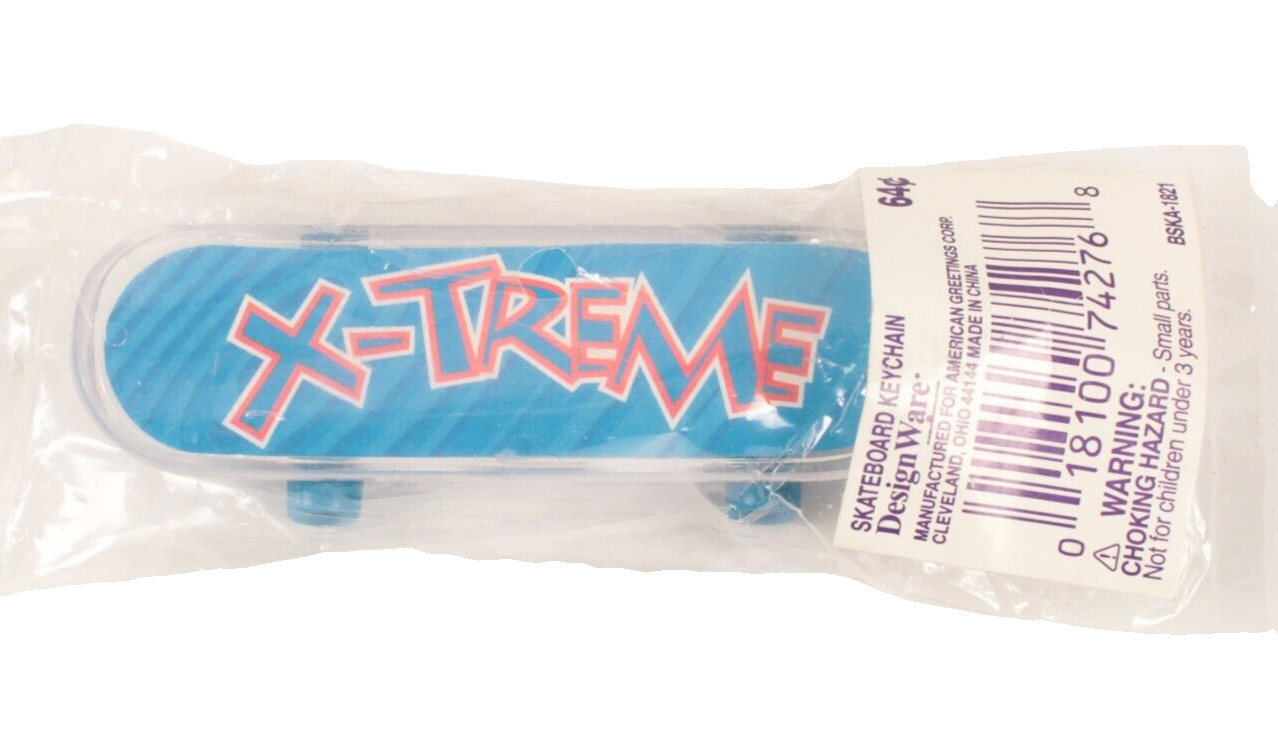 Key Ring Xtreme Nip Finger Board Fidget New Old Stock