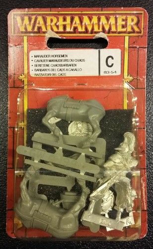 WARHAMMER FANTASY blister CHAOS MARAUDER HORSEMEN - RAZZIATORI DEL CAOS SEALED - Picture 1 of 2