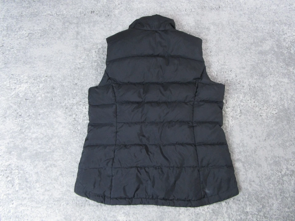 Chaleco Free Country para mujer medio acolchado negro sin mangas cremallera completa senderismo Foto 2 de 4