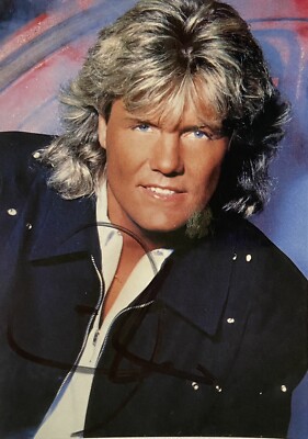 Dieter Bohlen signed Blue System card signature autograph signed