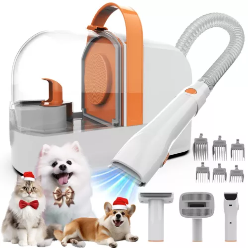 12000Pa AIRROBO PG10 Dog & Cat Grooming Vacuum with Pet Clippers Low Noise US