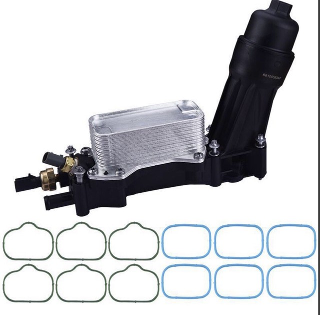 24s012 Engine Oil Filter Housing 2016 Jeep Cherokee 3.2 68105583AF for