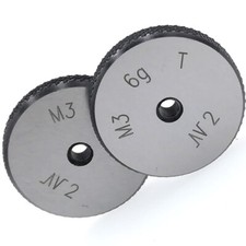 ISO Metric Thread Ring Gage M3 X 0.5 6g Threaded Ring Gauges GO And NOGO M3X0.5