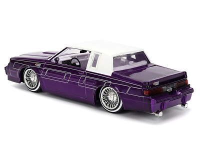1987 BUICK GRAND NATIONAL CANDY PURPLE 1/24 DIECAST MODEL CAR BY