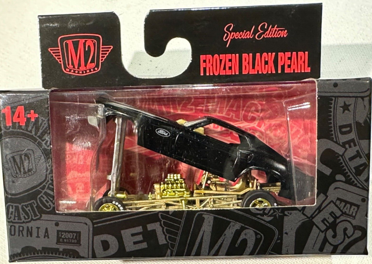 M2 MACHINES, FROZEN BLACK PEARL SET OF WITH FUNNY CAR CHASE