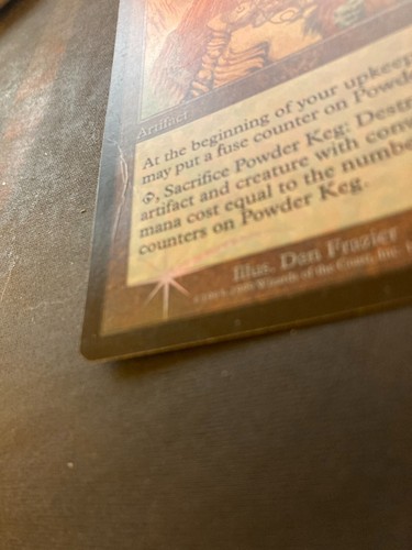 *** FOIL URZA'S DESTINY Powder Keg *** Clean w/ Crease! - Magic MtG - Picture 5 of 5