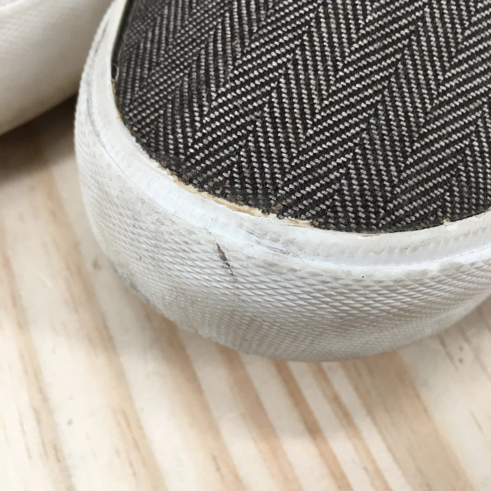 Beverly Hills Polo Club Barco Zapatos Para Hombres 8.5 Gris Punta Redonda Con Cordones Informales Lona Foto 3 de 4